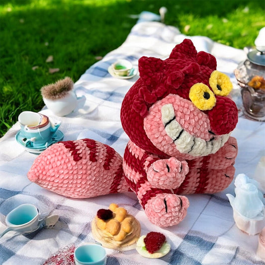 Cheshire Cat Crochet Plushie | Alice in Wonderland Disney Inspired Amigurumi