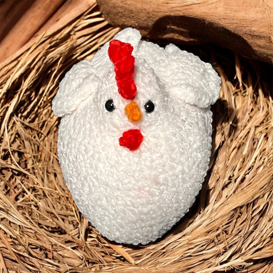 Clucky the Chicken Crochet Plushie | Handmade Amigurumi