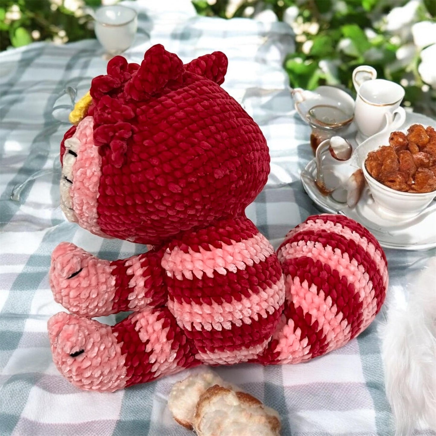 Cheshire Cat Crochet Plushie | Alice in Wonderland Disney Inspired Amigurumi
