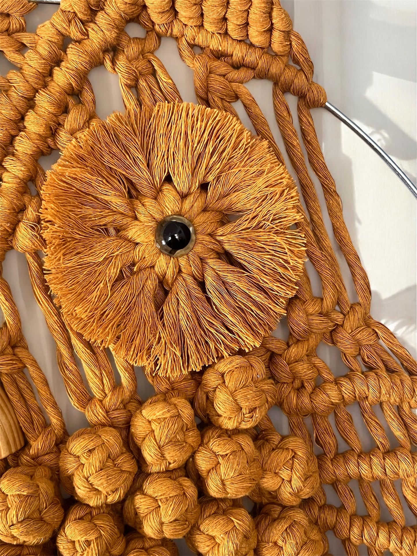 Hoot & Hang – Handcrafted Macrame Owl Wall Hanging