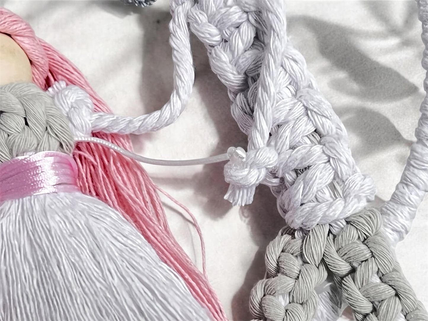 Macramé Couple on a Swing Wall Hanging | Handmade Boho Home Decor